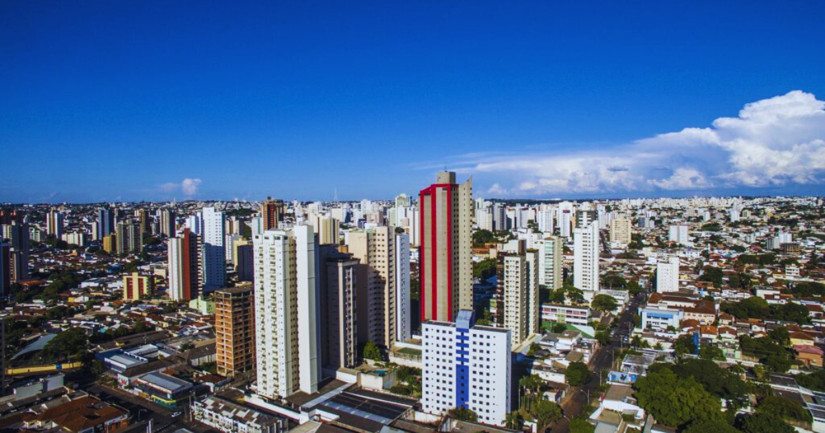 Mapa das regiões e bairros de Uberlândia, Minas Gerais